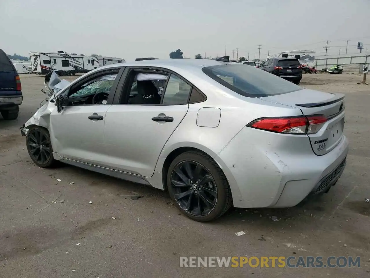 2 Photograph of a damaged car 5YFS4MCE9MP061256 TOYOTA COROLLA 2021