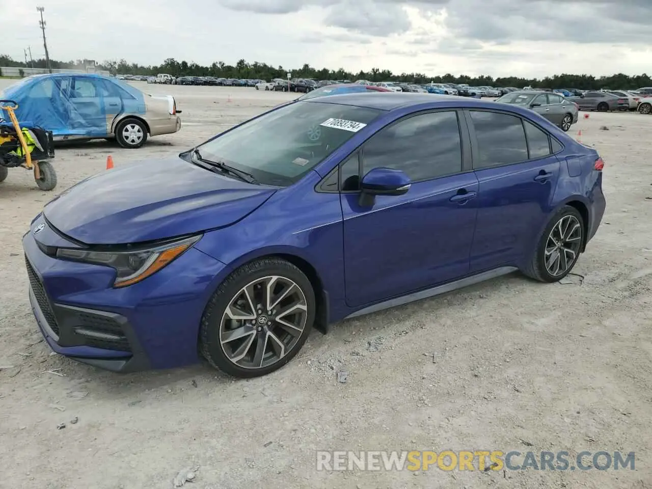 1 Photograph of a damaged car 5YFS4MCE9MP064111 TOYOTA COROLLA 2021