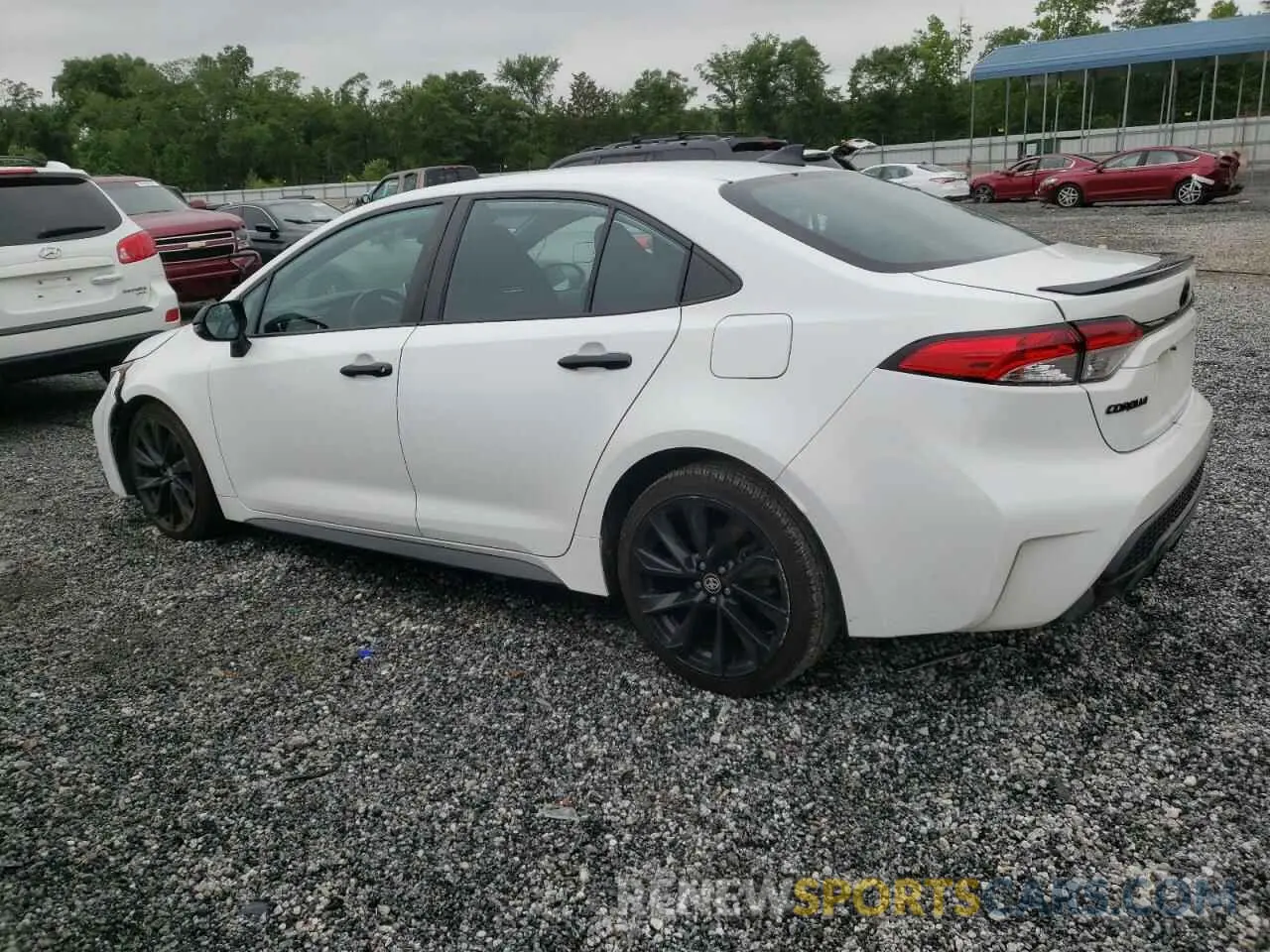 2 Photograph of a damaged car 5YFS4MCE9MP066117 TOYOTA COROLLA 2021