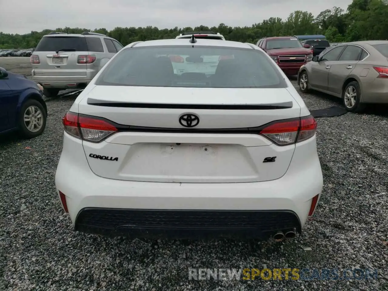 6 Photograph of a damaged car 5YFS4MCE9MP066117 TOYOTA COROLLA 2021