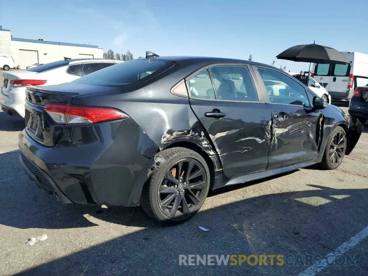 3 Photograph of a damaged car 5YFS4MCE9MP070720 TOYOTA COROLLA 2021
