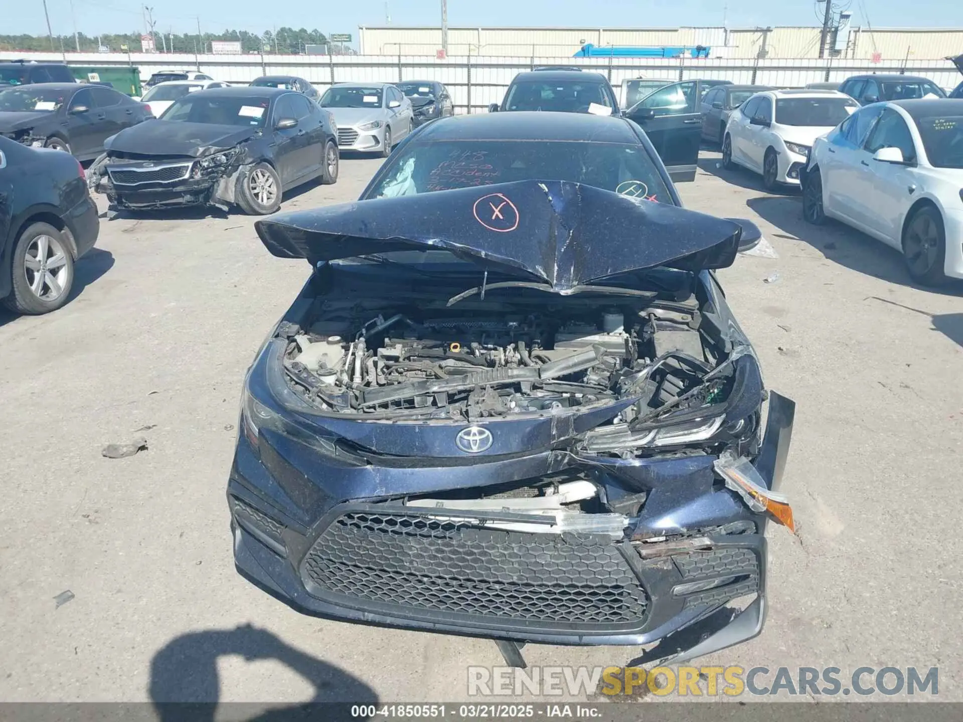 6 Photograph of a damaged car 5YFS4MCE9MP072841 TOYOTA COROLLA 2021