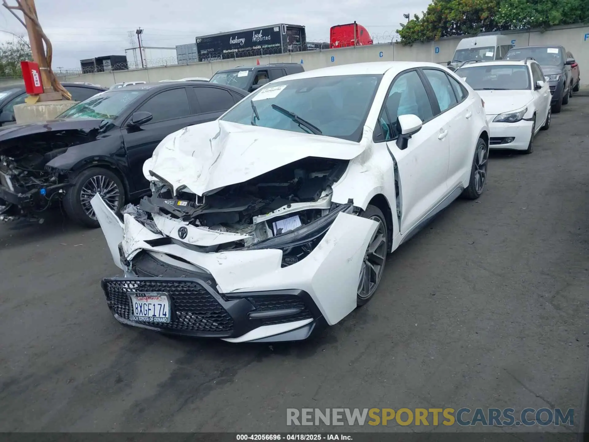 2 Photograph of a damaged car 5YFS4MCE9MP084276 TOYOTA COROLLA 2021
