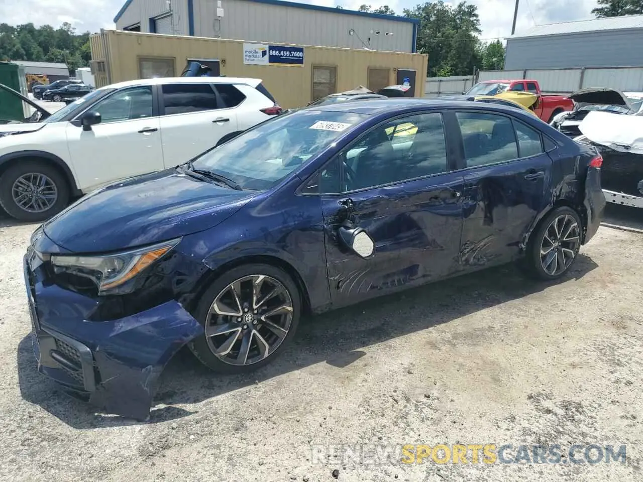 1 Photograph of a damaged car 5YFS4MCE9MP084603 TOYOTA COROLLA 2021