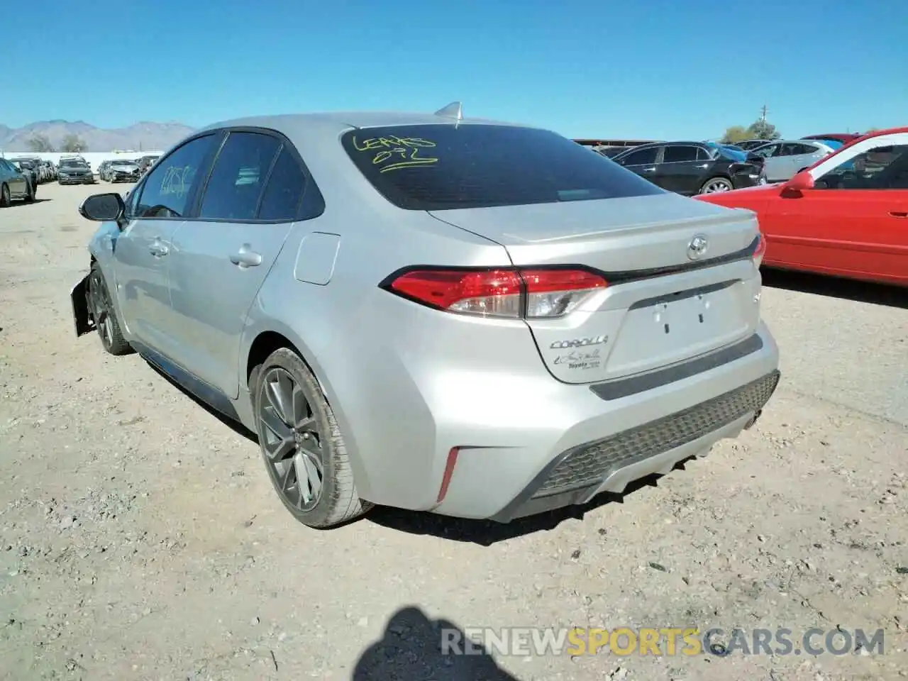 3 Photograph of a damaged car 5YFS4MCE9MP085220 TOYOTA COROLLA 2021