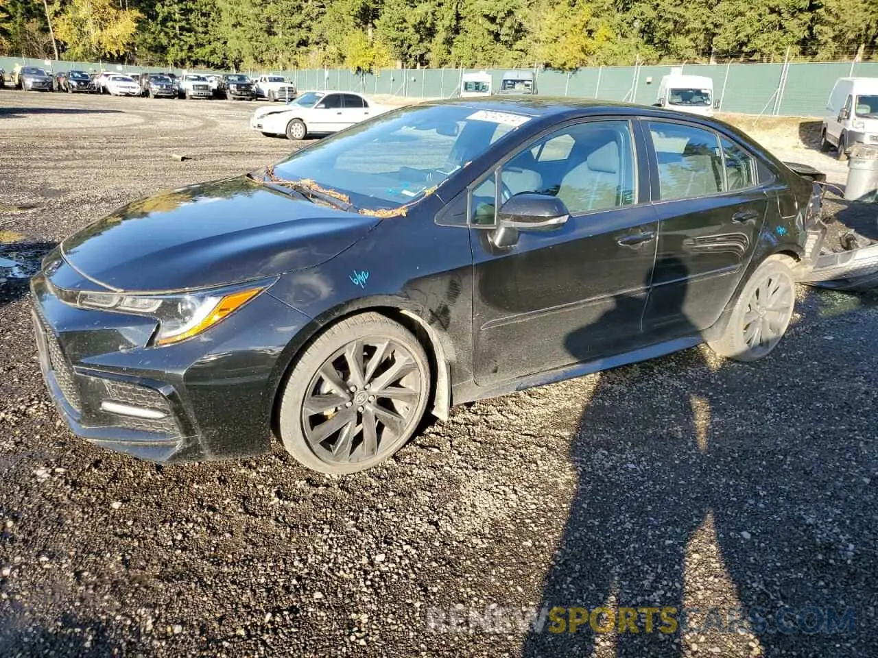 1 Photograph of a damaged car 5YFS4MCE9MP086903 TOYOTA COROLLA 2021