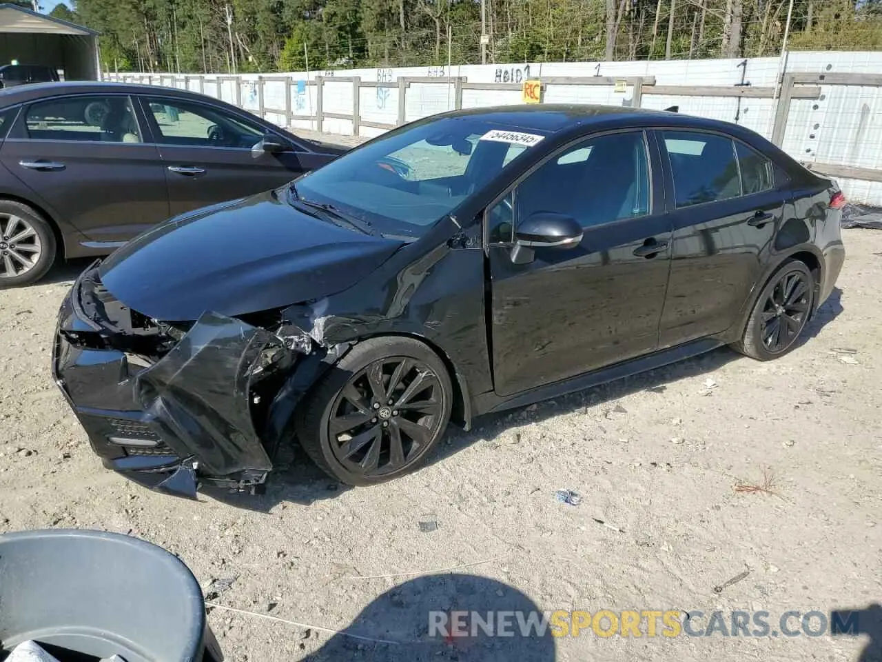 1 Photograph of a damaged car 5YFS4MCE9MP092636 TOYOTA COROLLA 2021