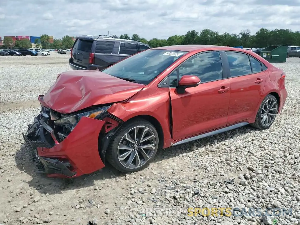 1 Photograph of a damaged car 5YFS4MCE9MP096363 TOYOTA COROLLA 2021