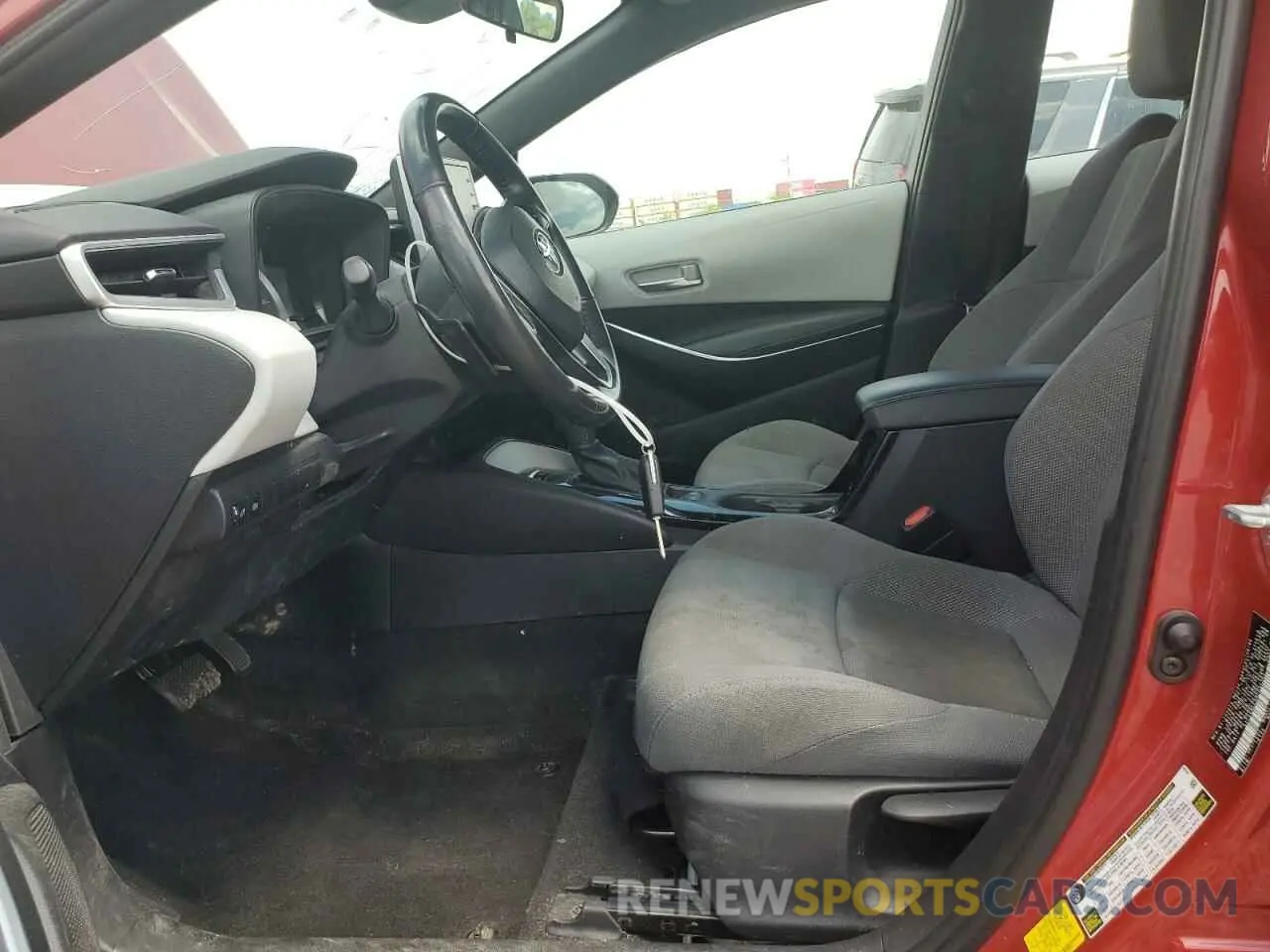 7 Photograph of a damaged car 5YFS4MCE9MP096363 TOYOTA COROLLA 2021
