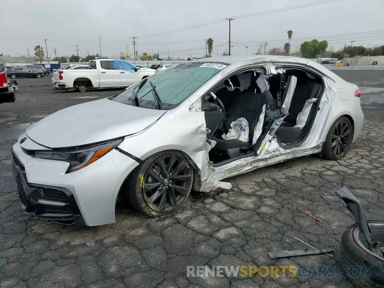 1 Photograph of a damaged car 5YFS4MCEXMP060004 TOYOTA COROLLA 2021