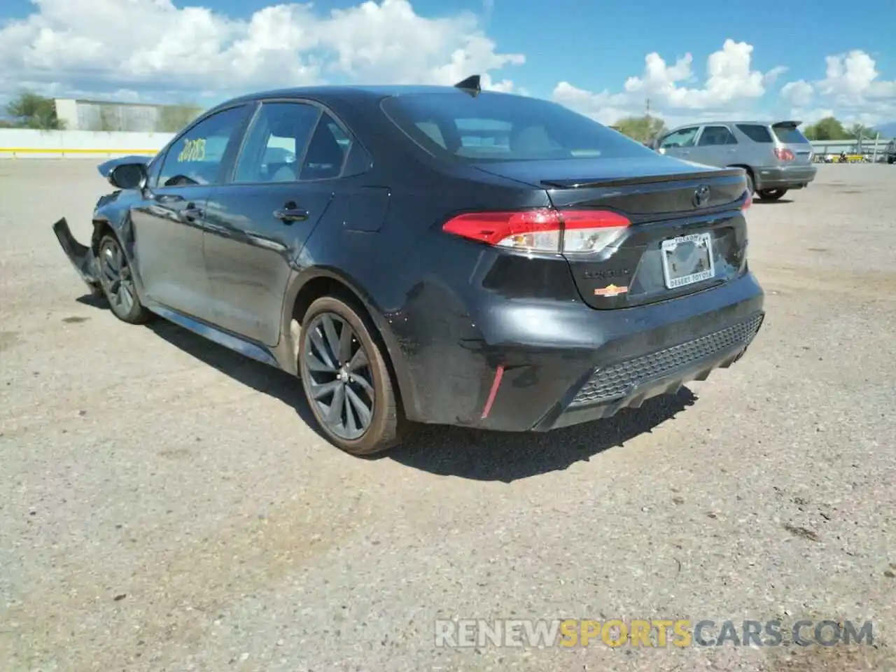 3 Photograph of a damaged car 5YFS4MCEXMP073416 TOYOTA COROLLA 2021