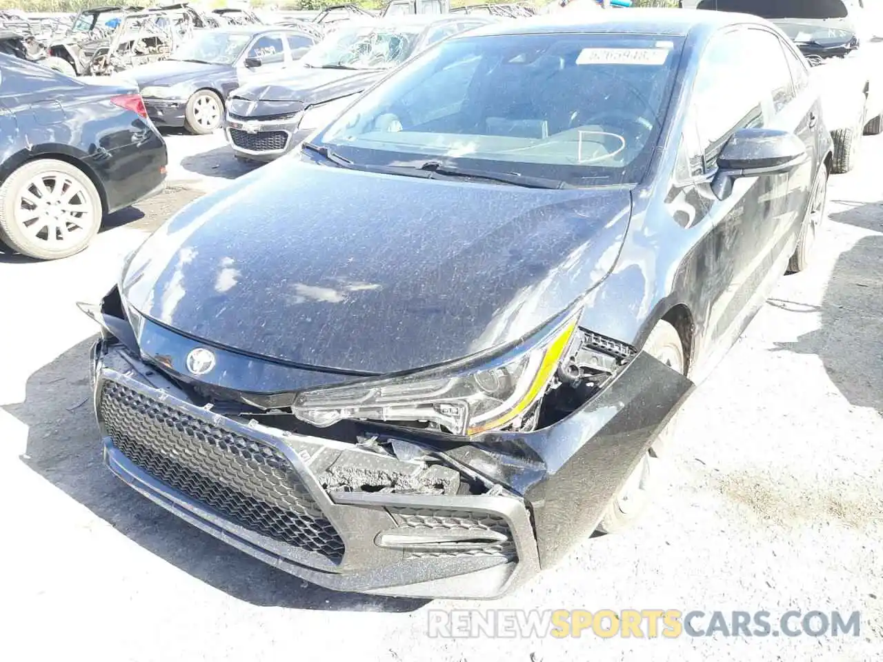 2 Photograph of a damaged car 5YFS4MCEXMP074226 TOYOTA COROLLA 2021