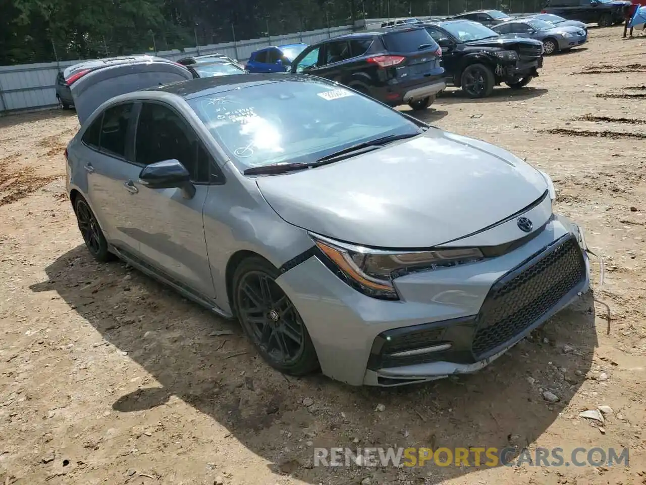 1 Photograph of a damaged car 5YFS4MCEXMP078938 TOYOTA COROLLA 2021