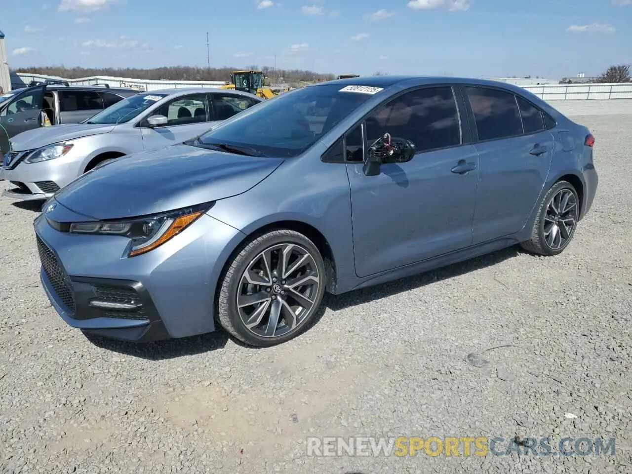 1 Photograph of a damaged car 5YFS4MCEXMP079619 TOYOTA COROLLA 2021