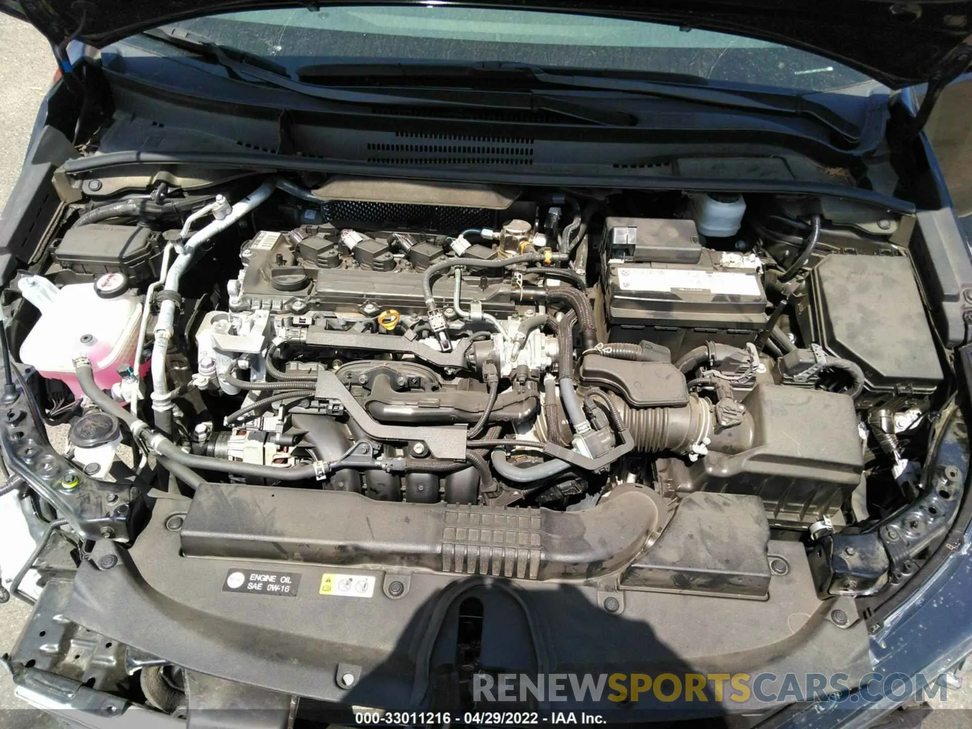 10 Photograph of a damaged car 5YFS4MCEXMP081628 TOYOTA COROLLA 2021
