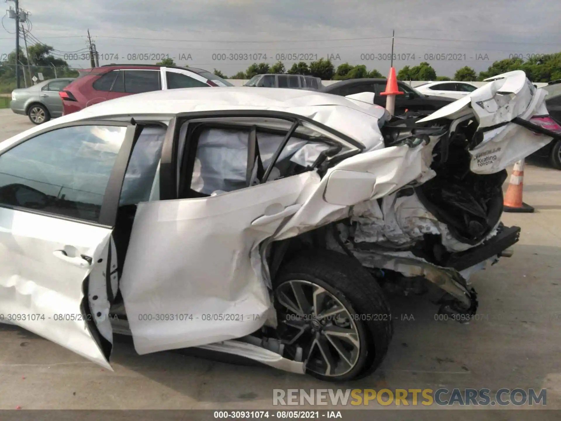 6 Photograph of a damaged car 5YFS4MCEXMP084495 TOYOTA COROLLA 2021