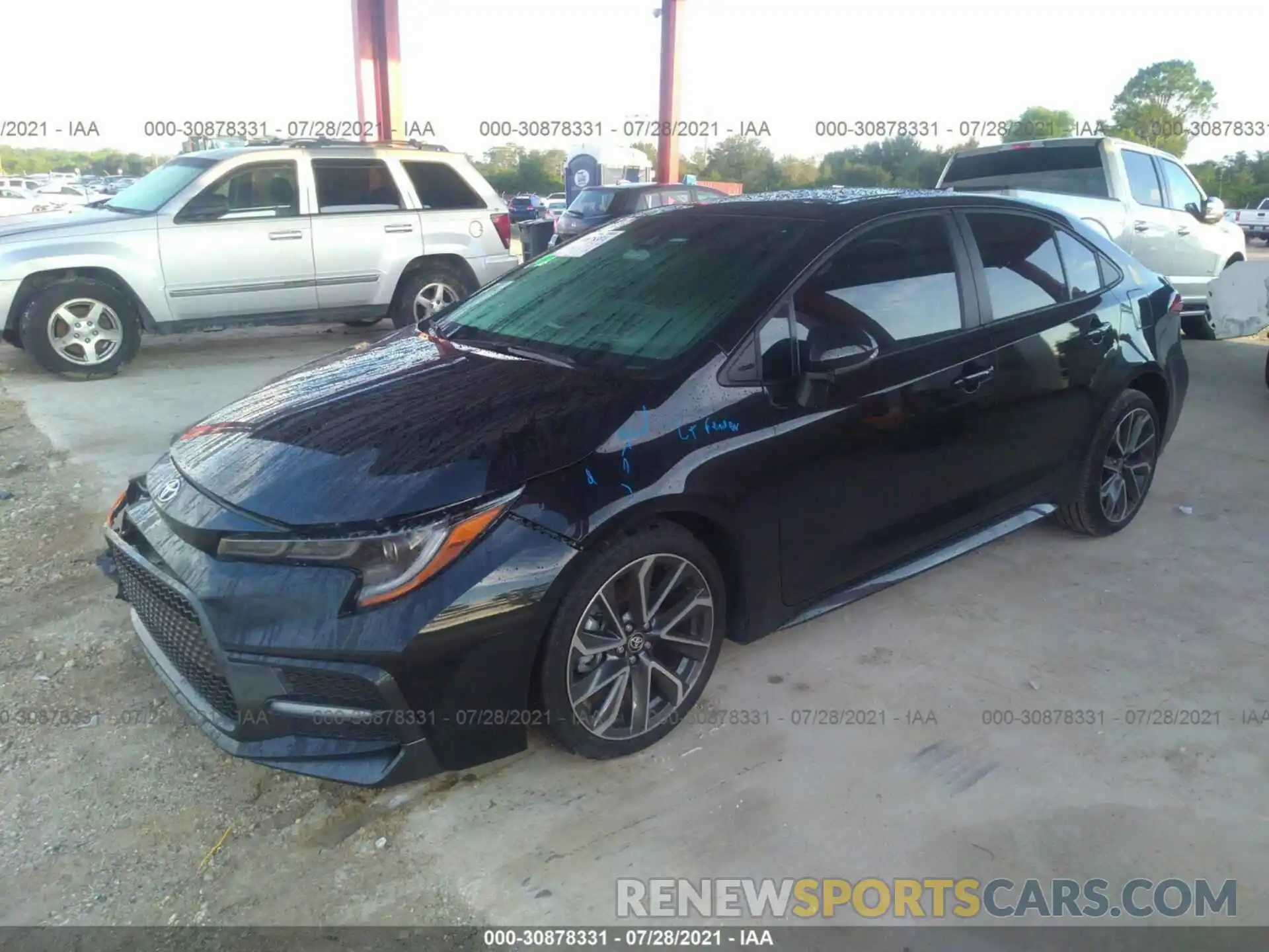 2 Photograph of a damaged car 5YFT4MCE1MP091775 TOYOTA COROLLA 2021