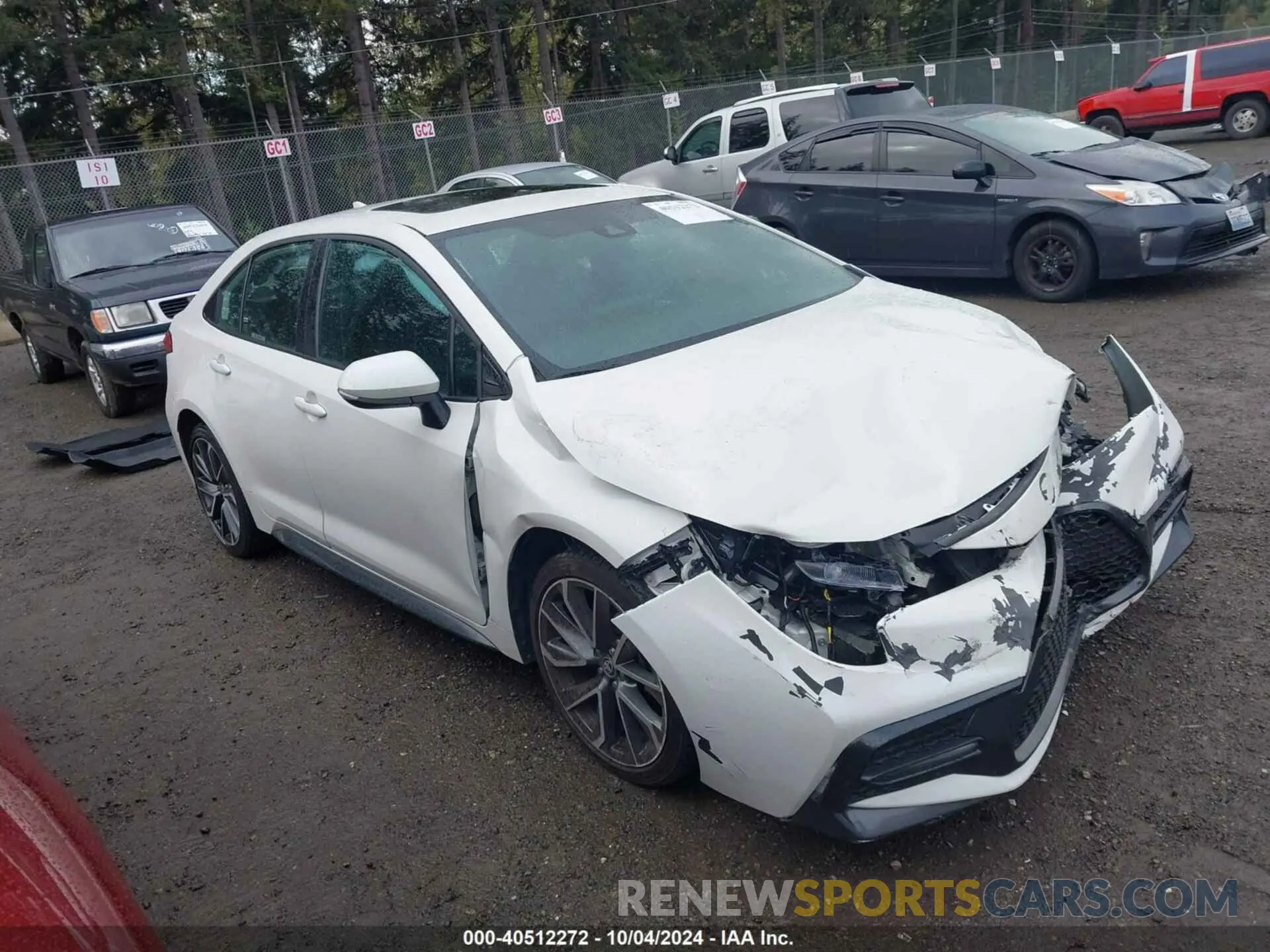 1 Photograph of a damaged car 5YFT4MCE2MP093101 TOYOTA COROLLA 2021