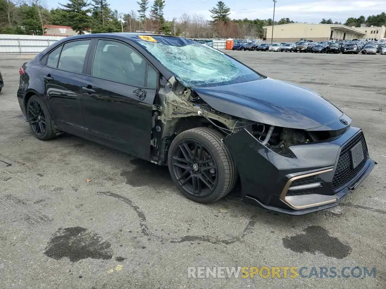 4 Photograph of a damaged car 5YFT4MCE7MP093532 TOYOTA COROLLA 2021