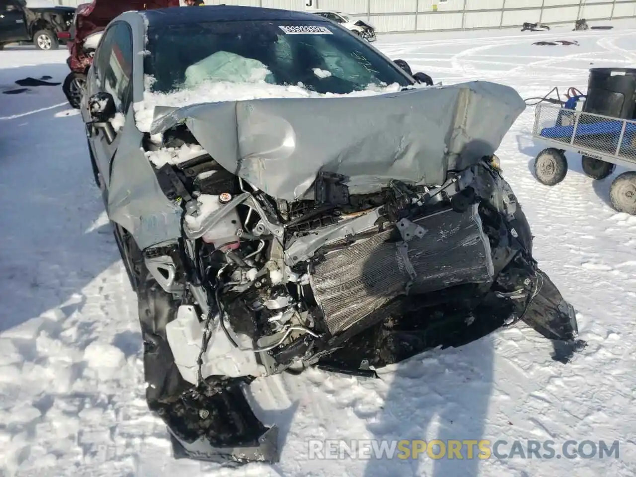 9 Photograph of a damaged car 5YFT4MCE8MP089604 TOYOTA COROLLA 2021