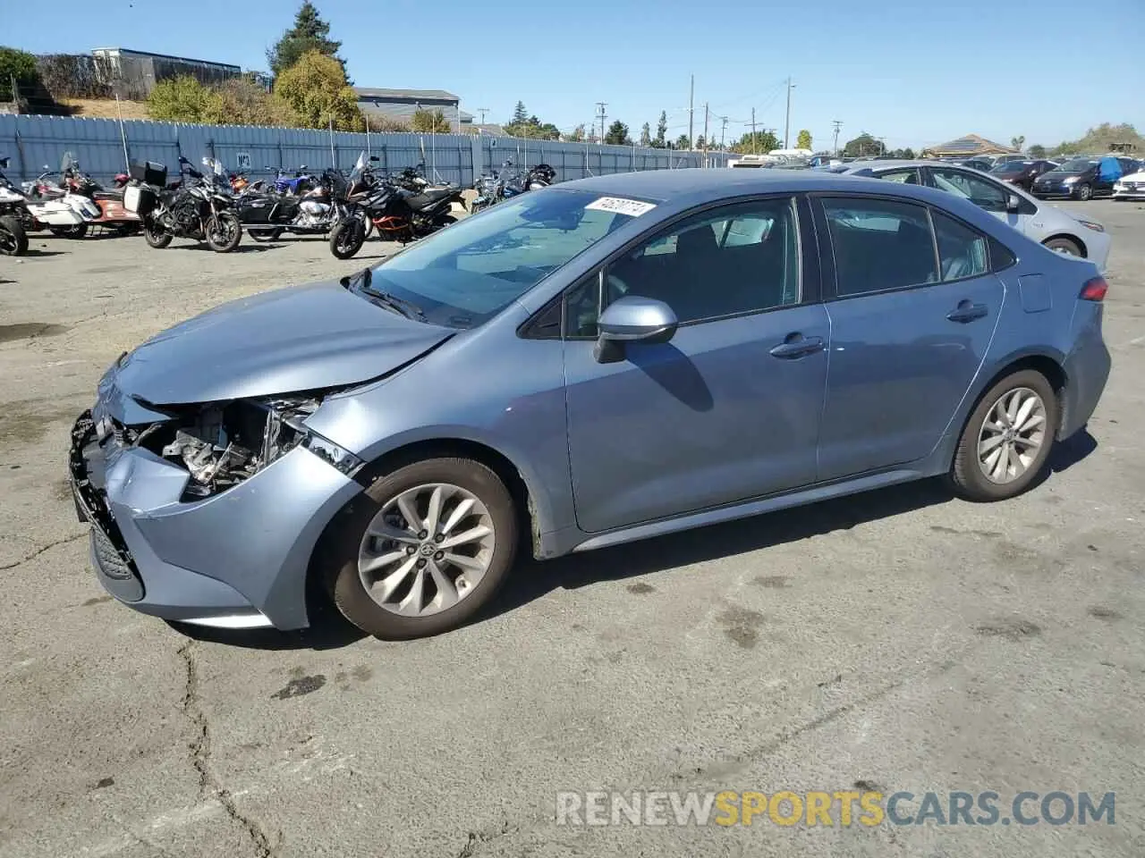 1 Photograph of a damaged car 5YFVPMAE0MP161737 TOYOTA COROLLA 2021