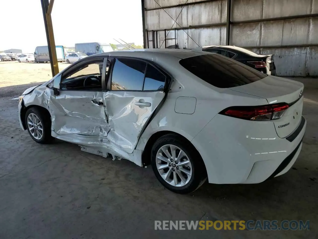 2 Photograph of a damaged car 5YFVPMAE0MP197170 TOYOTA COROLLA 2021