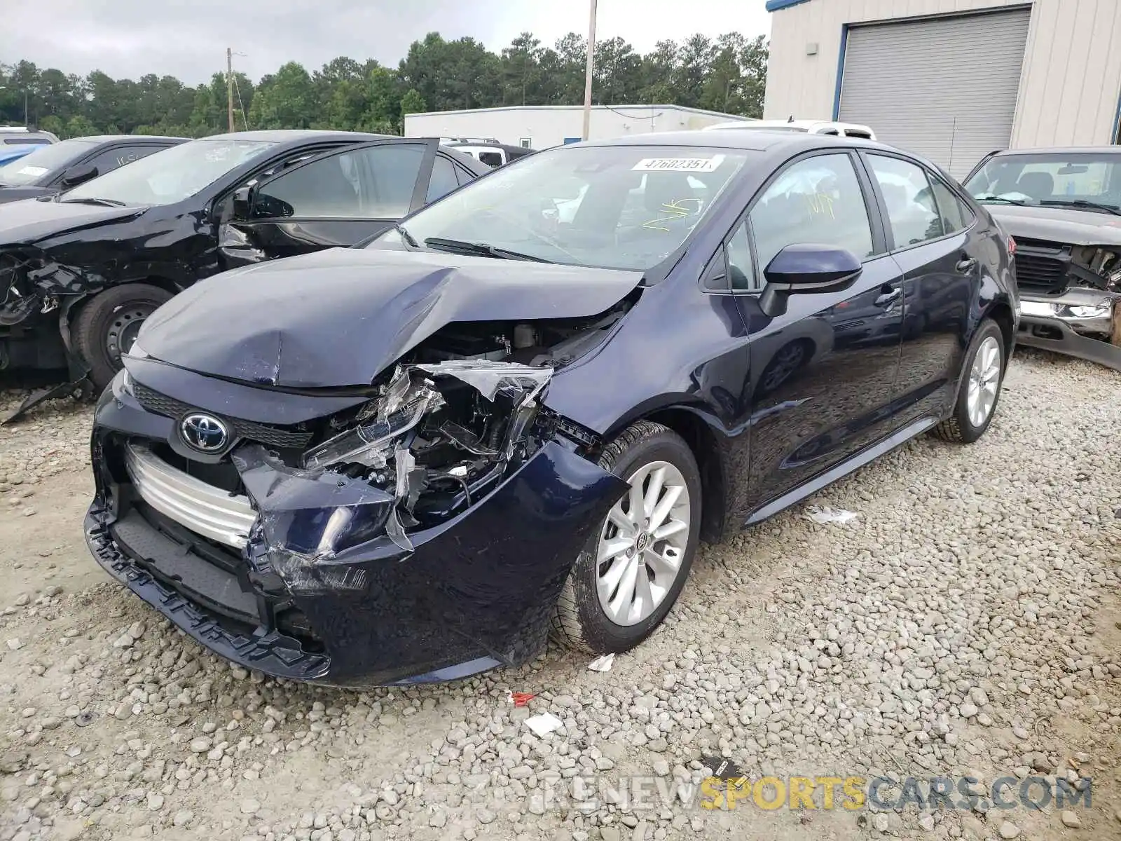 2 Photograph of a damaged car 5YFVPMAE0MP221368 TOYOTA COROLLA 2021