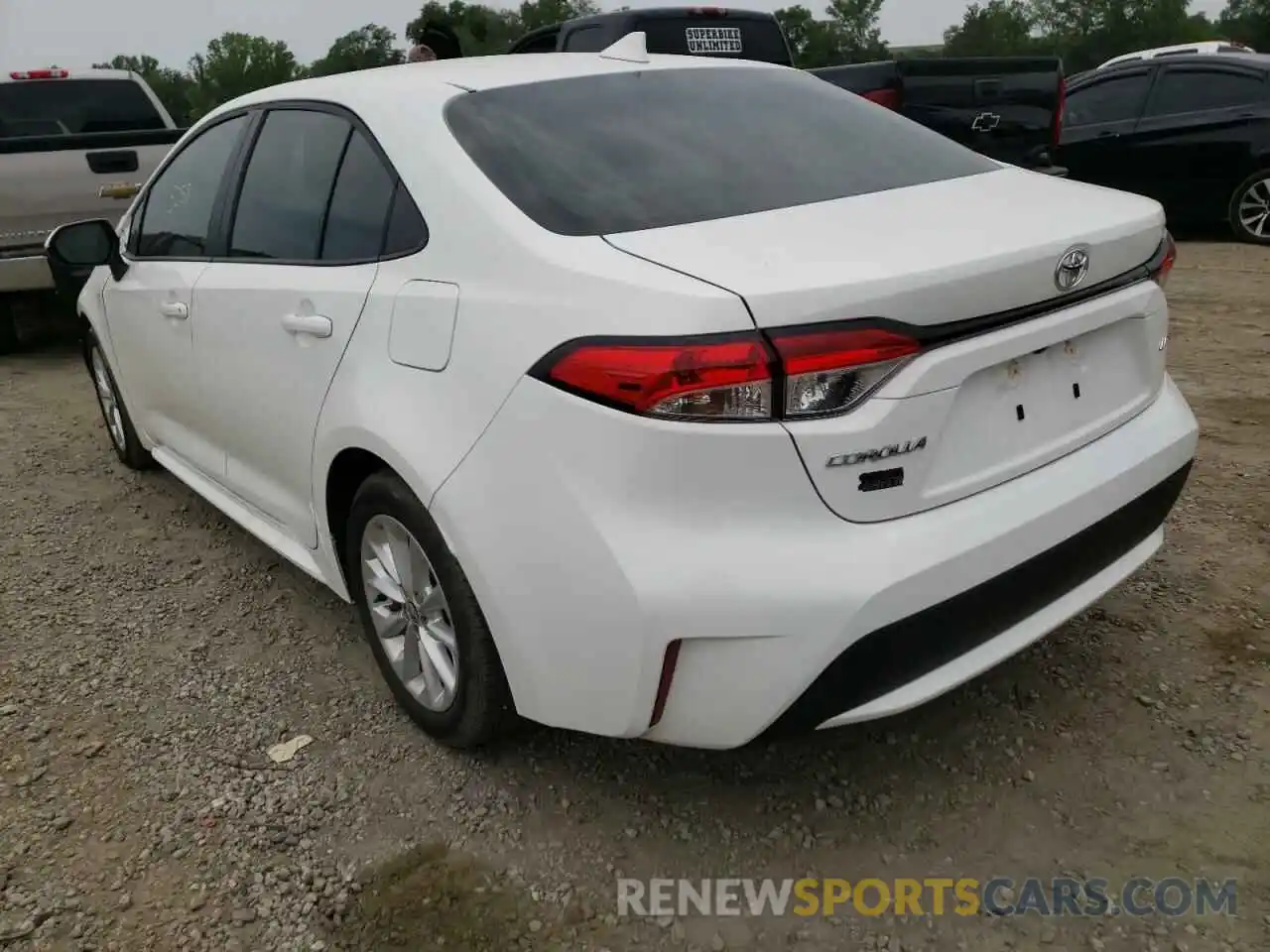 3 Photograph of a damaged car 5YFVPMAE2MP256560 TOYOTA COROLLA 2021