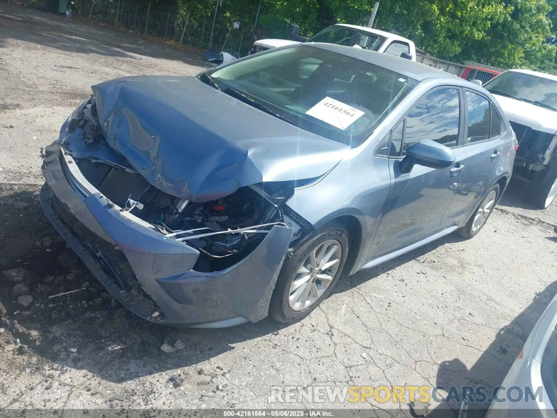 2 Photograph of a damaged car 5YFVPMAE3MP212941 TOYOTA COROLLA 2021