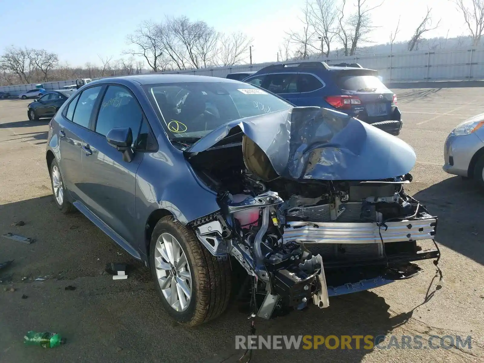 1 Photograph of a damaged car 5YFVPMAE4MP202354 TOYOTA COROLLA 2021