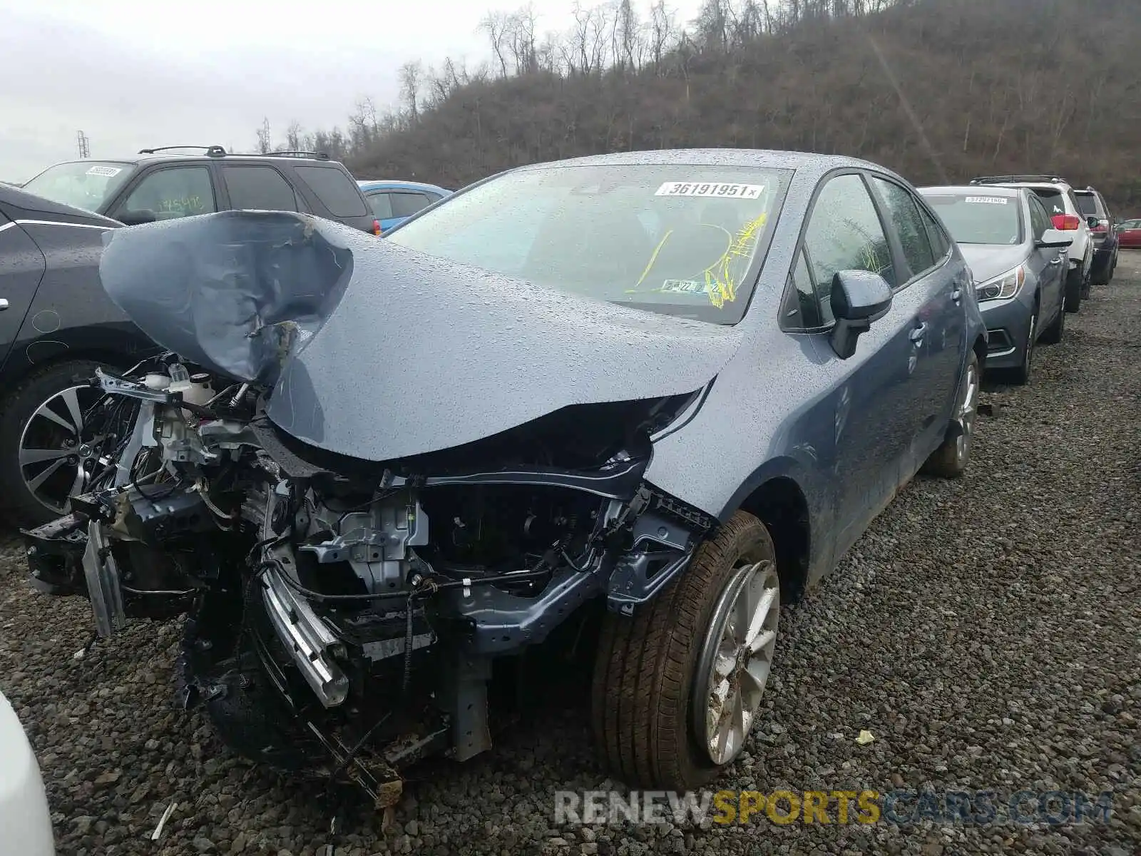 2 Photograph of a damaged car 5YFVPMAE4MP202354 TOYOTA COROLLA 2021