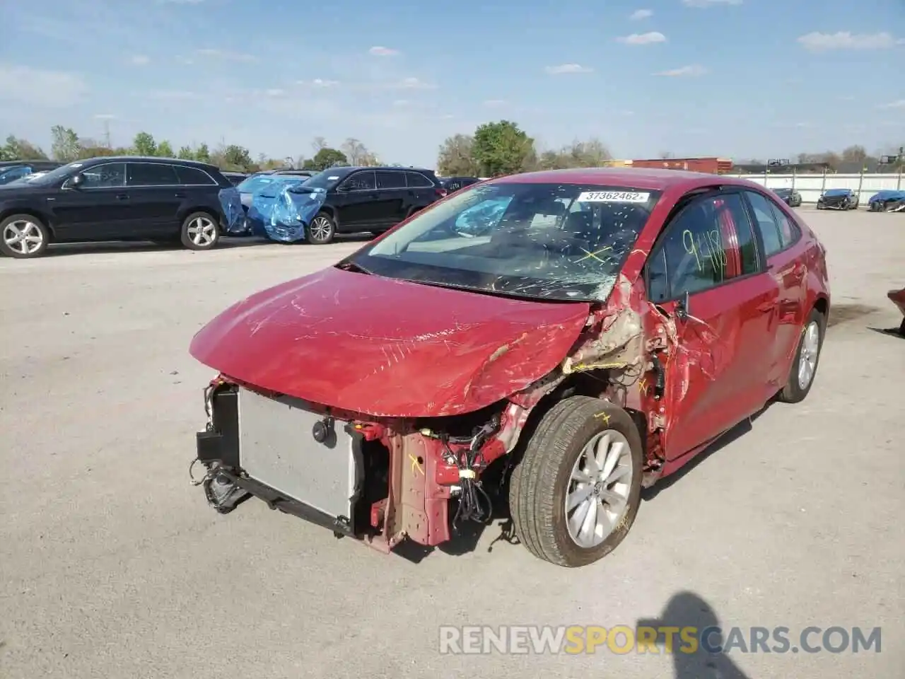 2 Photograph of a damaged car 5YFVPMAE5MP248808 TOYOTA COROLLA 2021