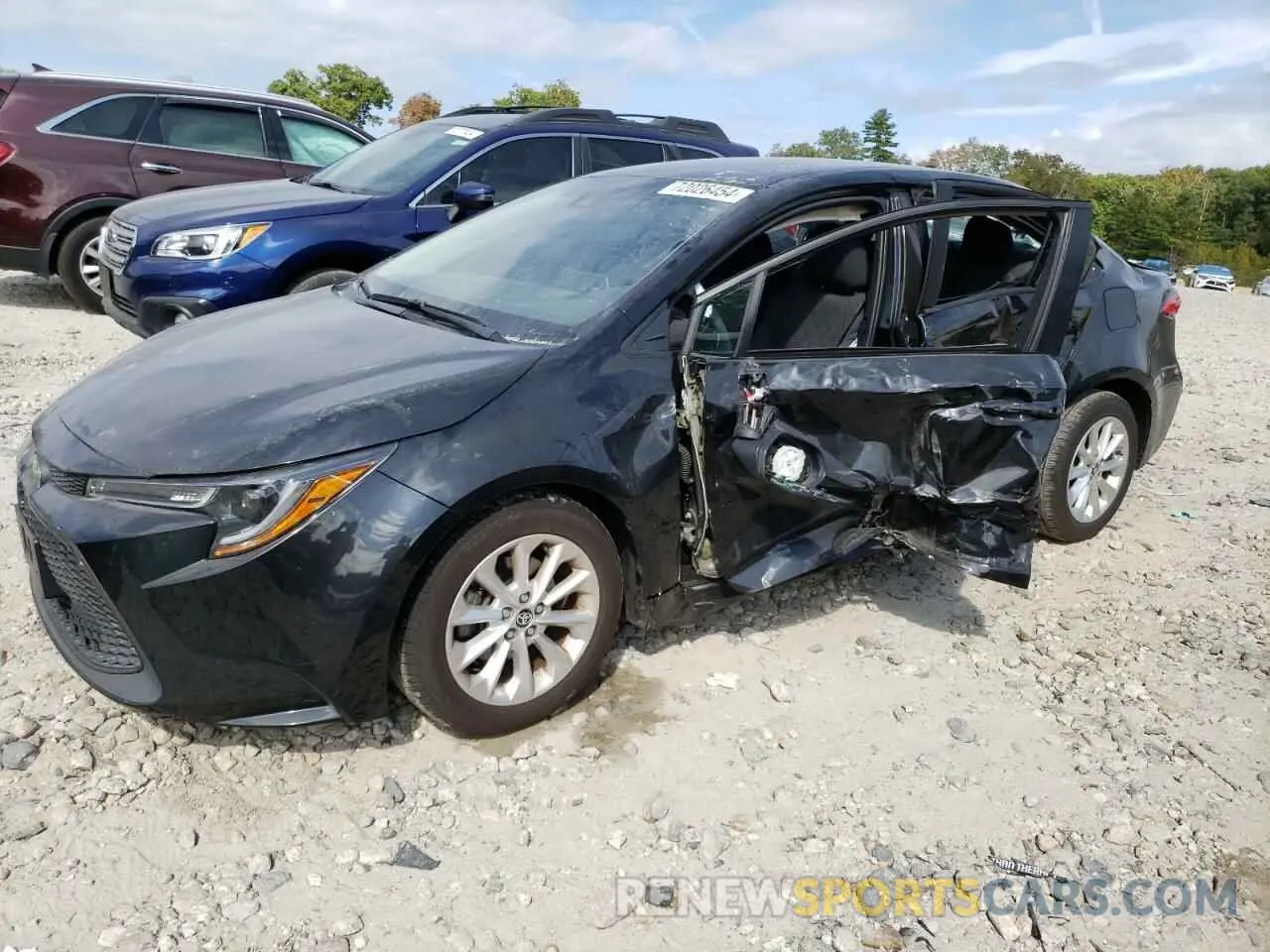 1 Photograph of a damaged car 5YFVPMAE6MP237557 TOYOTA COROLLA 2021