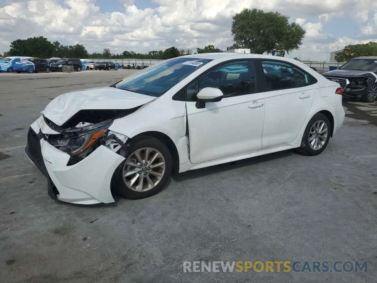1 Photograph of a damaged car 5YFVPMAE6MP268968 TOYOTA COROLLA 2021