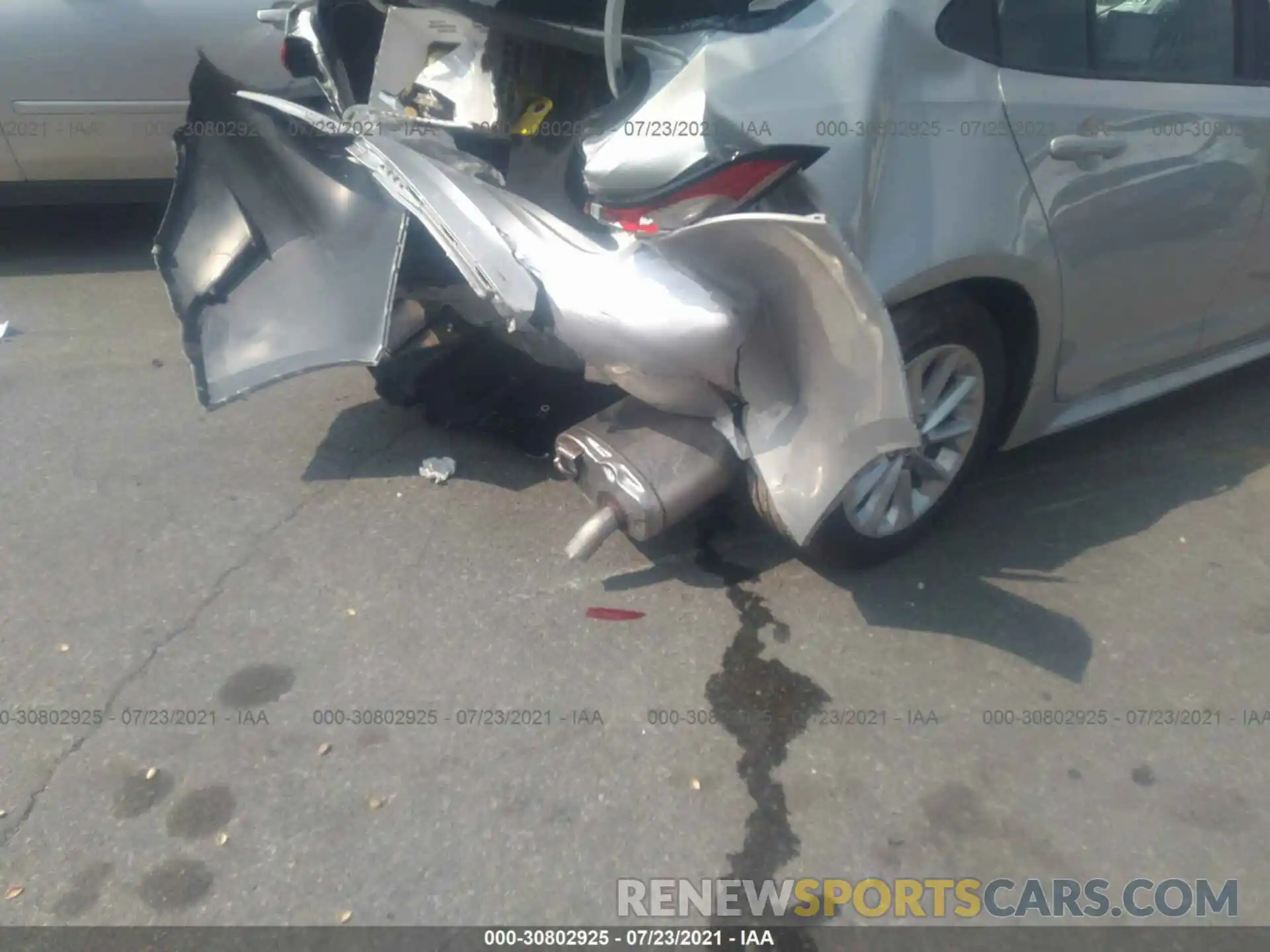 6 Photograph of a damaged car 5YFVPMAE7MP225644 TOYOTA COROLLA 2021