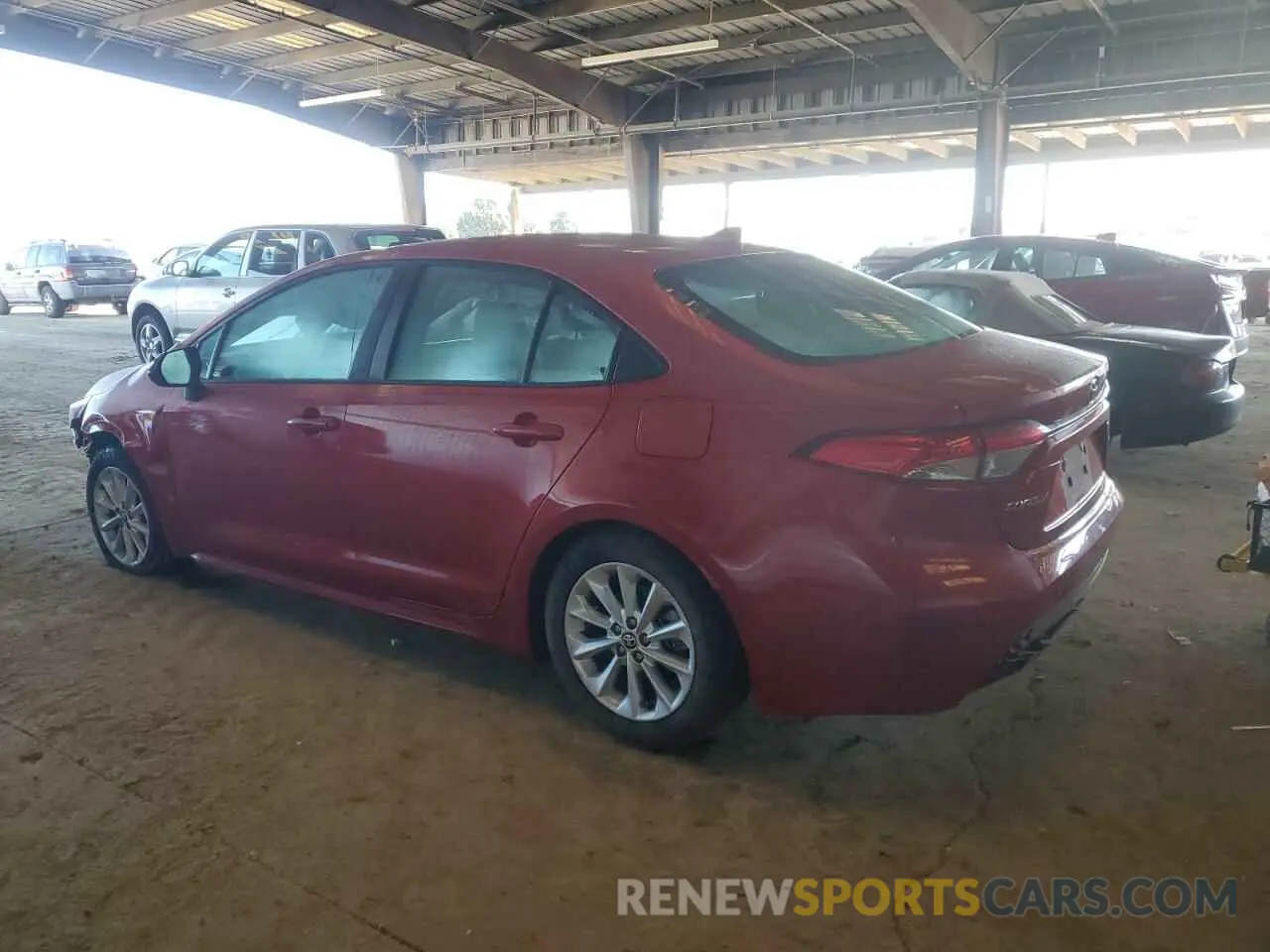 2 Photograph of a damaged car 5YFVPMAE8MP235809 TOYOTA COROLLA 2021