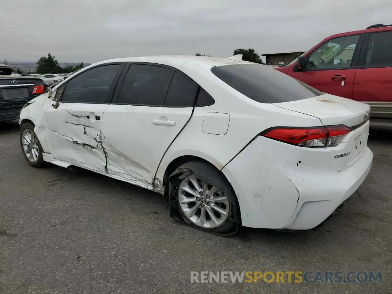 2 Photograph of a damaged car 5YFVPMAE8MP262802 TOYOTA COROLLA 2021