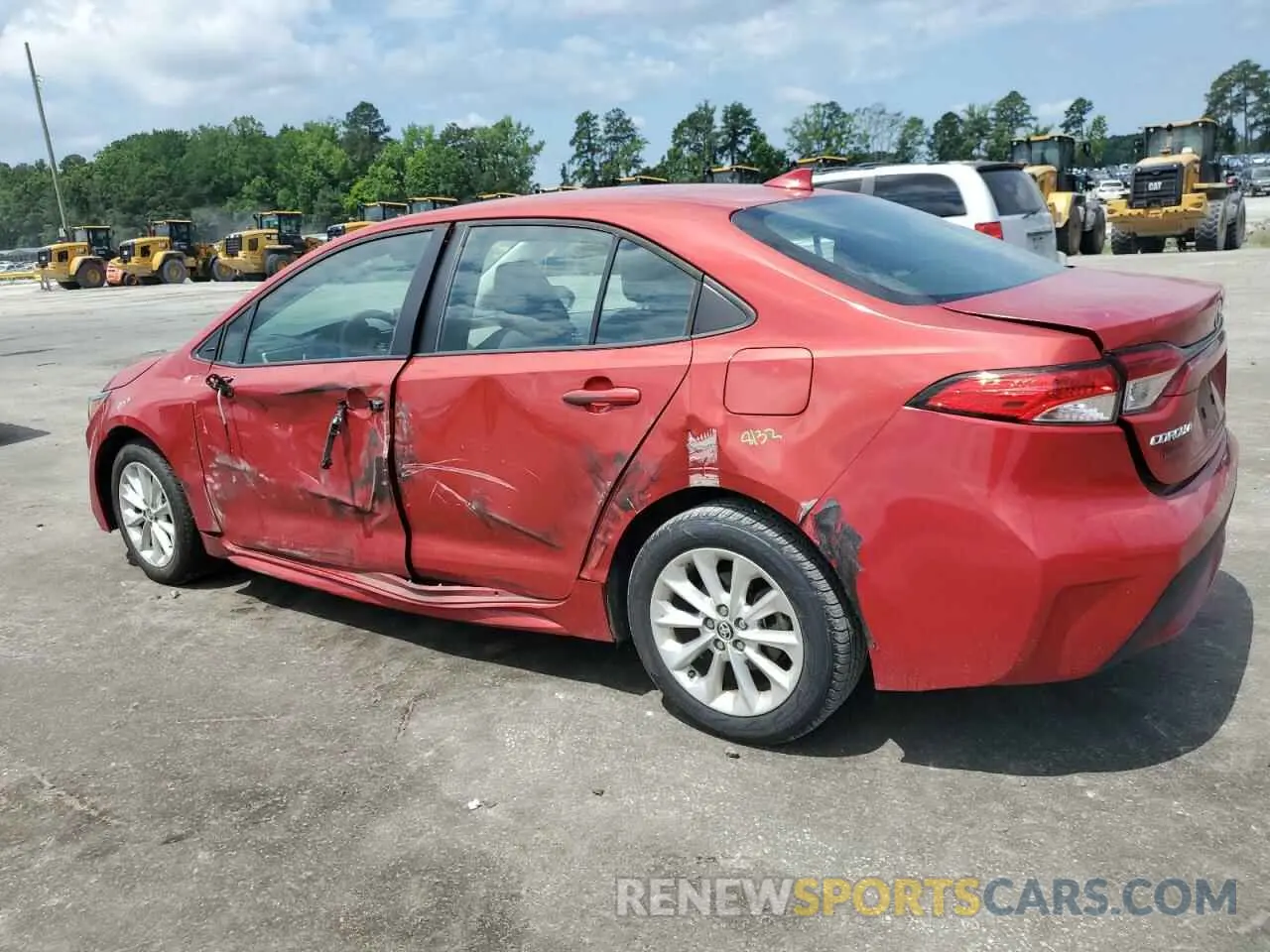 2 Photograph of a damaged car 5YFVPMAE9MP263540 TOYOTA COROLLA 2021