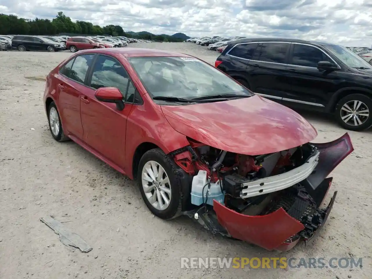 1 Photograph of a damaged car 5YFVPMAE9MP266745 TOYOTA COROLLA 2021