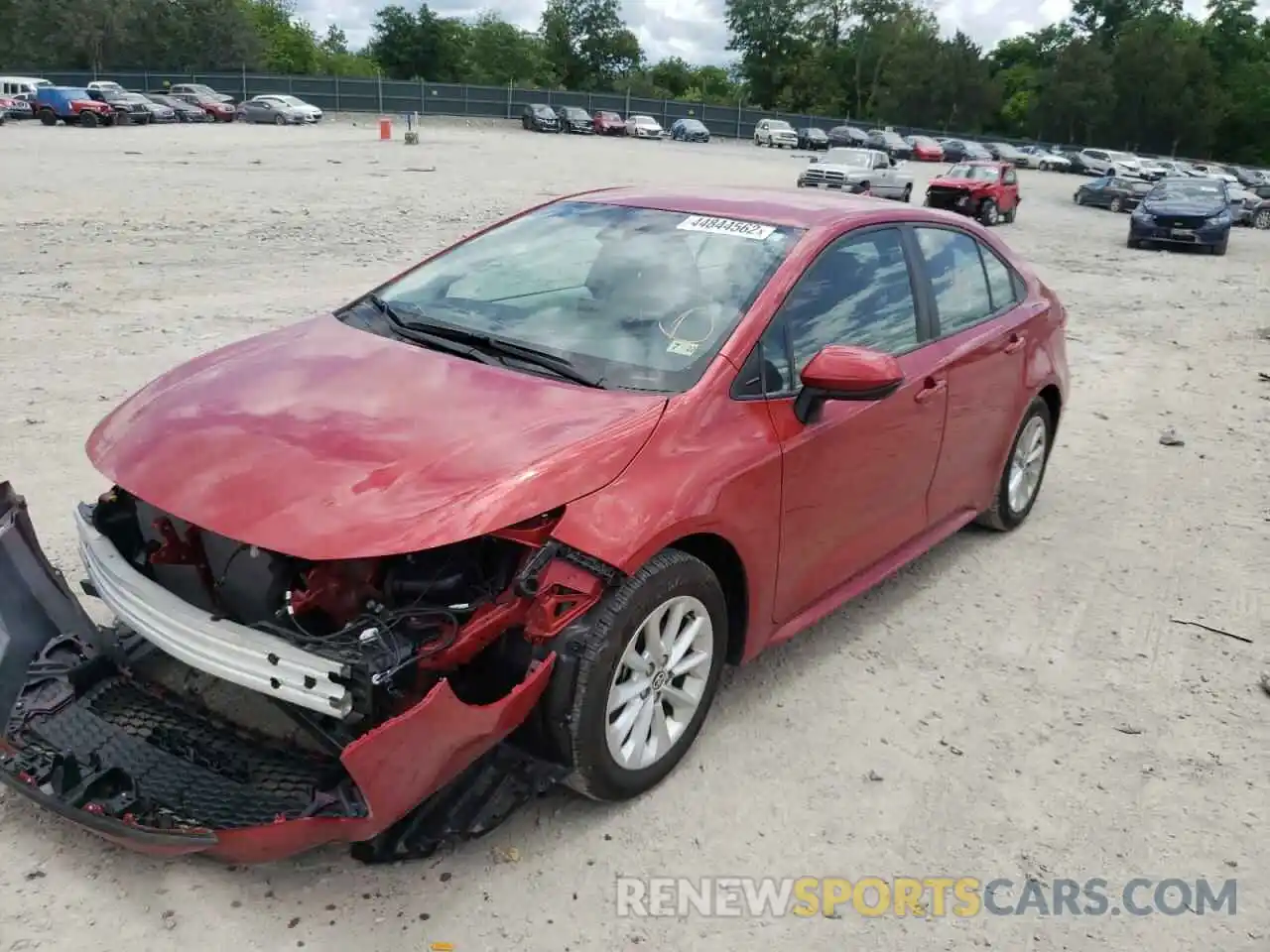 2 Photograph of a damaged car 5YFVPMAE9MP266745 TOYOTA COROLLA 2021