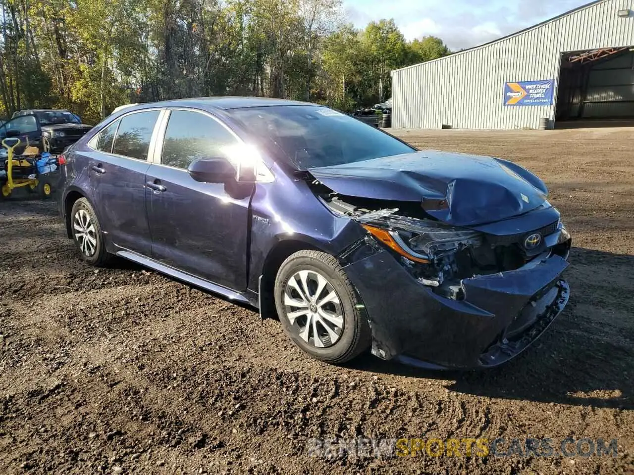 4 Photograph of a damaged car JTDBAMDE2MJ015649 TOYOTA COROLLA 2021
