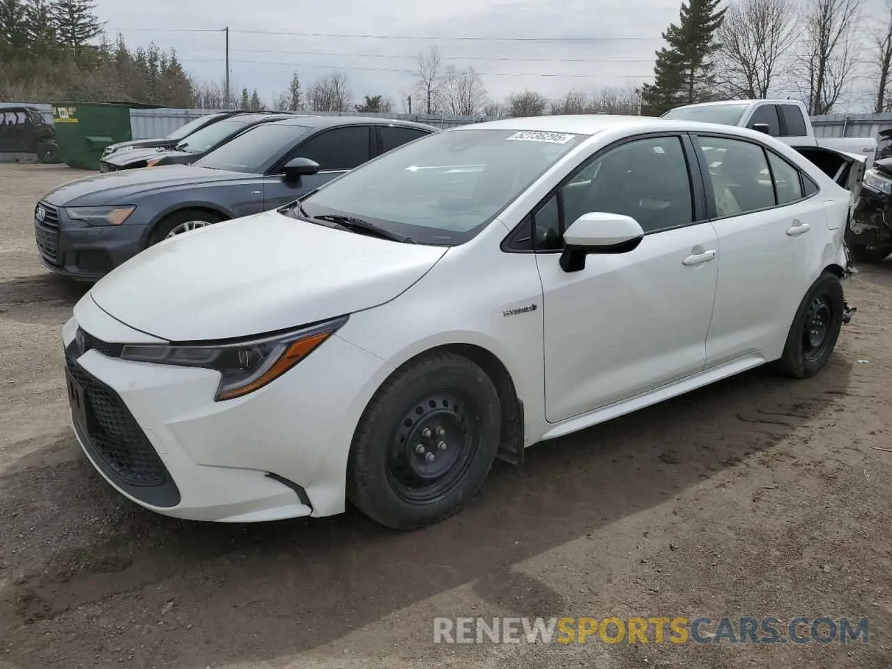 1 Photograph of a damaged car JTDBAMDE2MJ021418 TOYOTA COROLLA 2021
