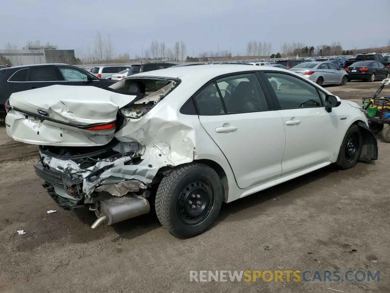 3 Photograph of a damaged car JTDBAMDE2MJ021418 TOYOTA COROLLA 2021