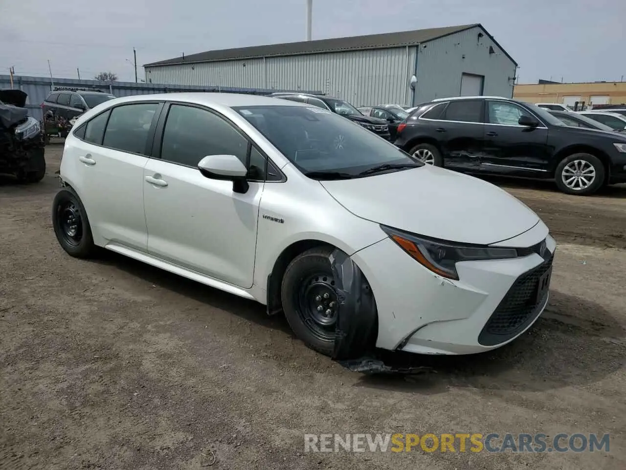 4 Photograph of a damaged car JTDBAMDE2MJ021418 TOYOTA COROLLA 2021