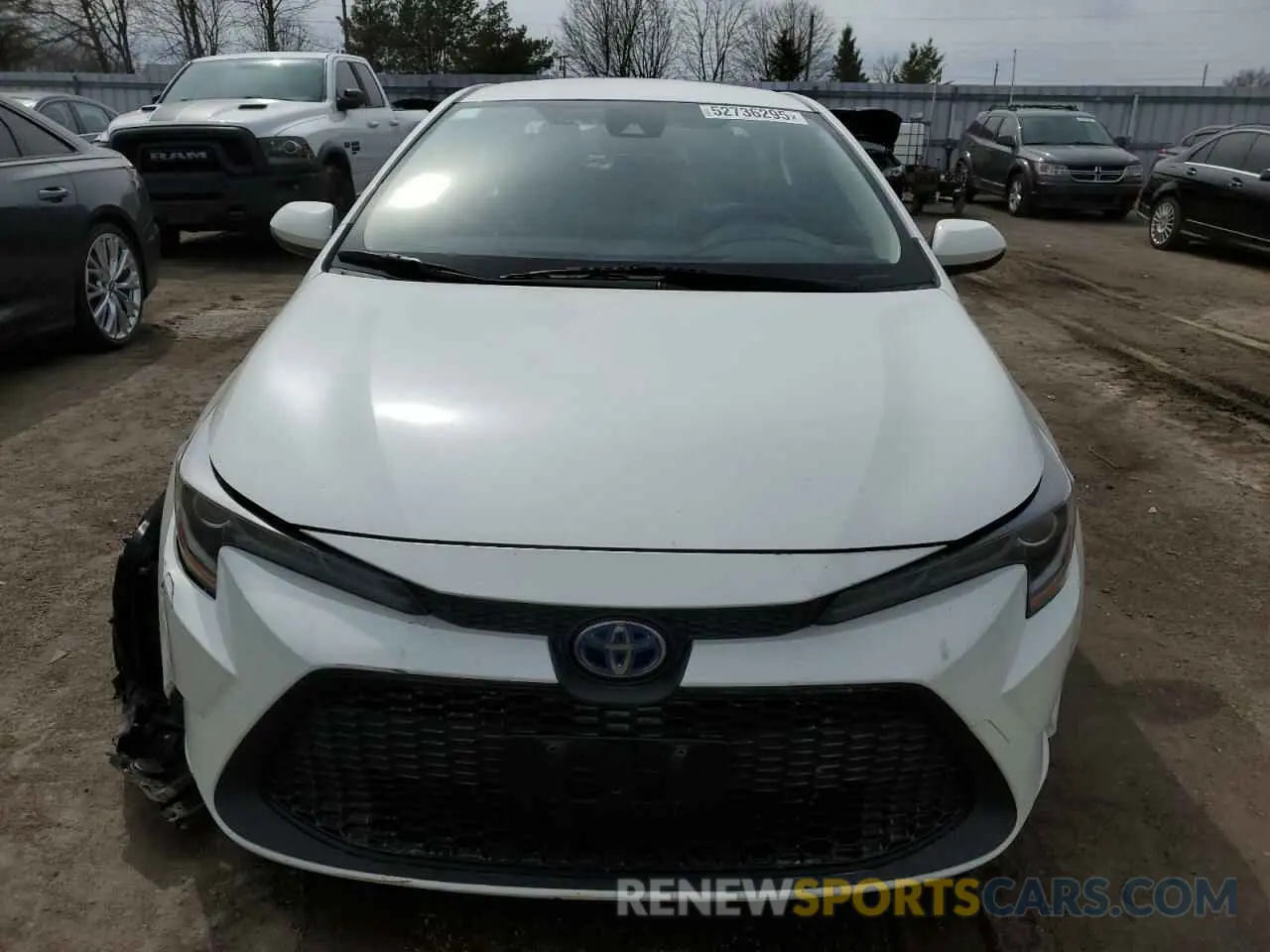 5 Photograph of a damaged car JTDBAMDE2MJ021418 TOYOTA COROLLA 2021