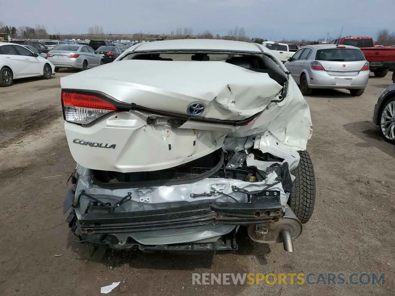 6 Photograph of a damaged car JTDBAMDE2MJ021418 TOYOTA COROLLA 2021