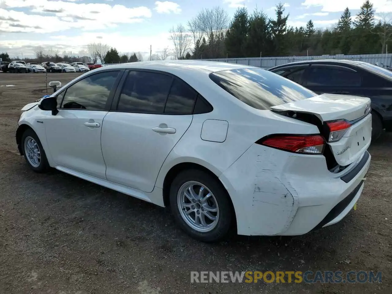 2 Photograph of a damaged car JTDBAMDE5MJ031571 TOYOTA COROLLA 2021
