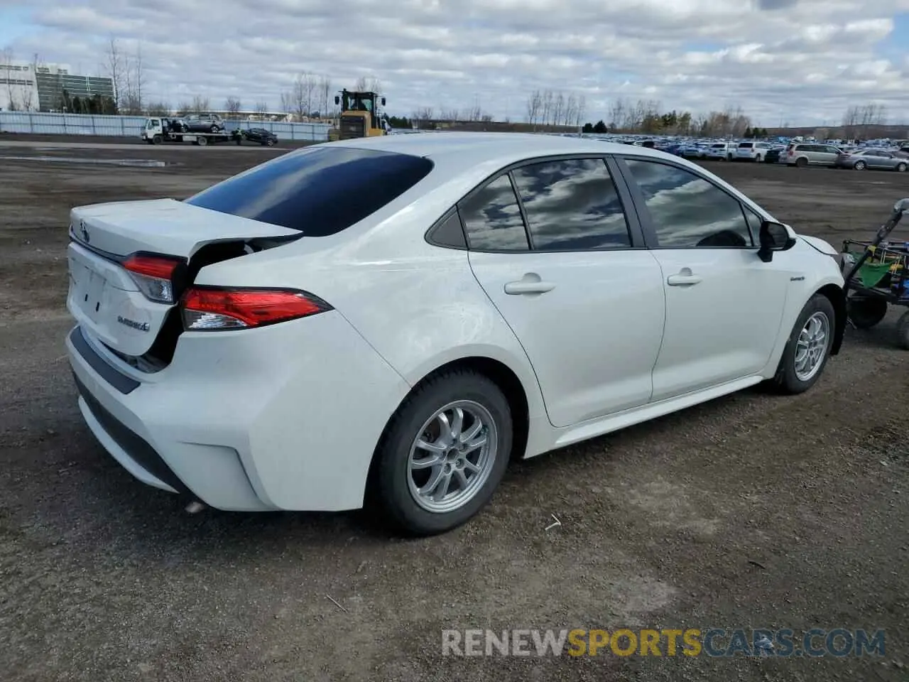 3 Photograph of a damaged car JTDBAMDE5MJ031571 TOYOTA COROLLA 2021