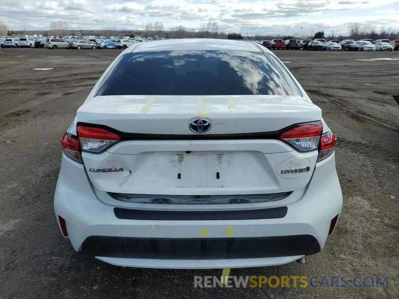 6 Photograph of a damaged car JTDBAMDE5MJ031571 TOYOTA COROLLA 2021