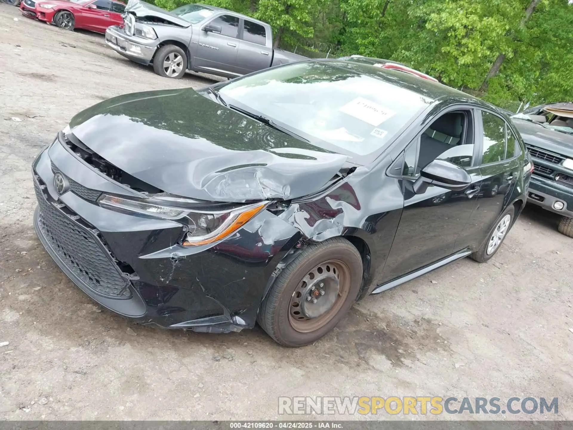 2 Photograph of a damaged car JTDDPMAE3MJ177009 TOYOTA COROLLA 2021